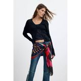 Desigual sjaal met print multi