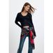 Desigual sjaal met print multi