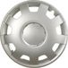 Albrecht Wieldoppen 14" Zilver Alfa Set