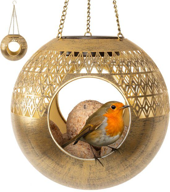 Gadgy Solar Tuinverlichting Vogelvoederhuisje