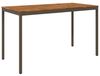 Syfax NAARDEN Tuinbar Tafel NAARDEN Natuurlijk en Koffie 180 x 88,5 x 105 cm