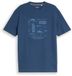 Tom Tailor T-shirt à structure gaufrée - Taille L - Bleu canard foncé