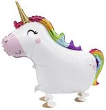 Amscan Globos folieballon unicorn wit 10 cm