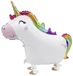 Amscan Globos folieballon unicorn wit 10 cm