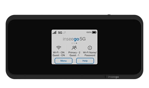 Inseego MiFi M2000 5G en 4G LTE Hotspot T-Mobile | De hele dag batterijduur | WiFi 6-technologie