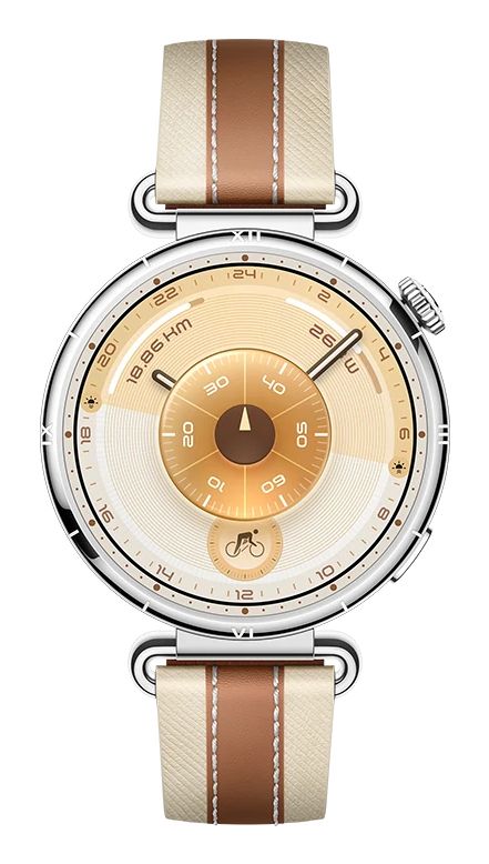 Huawei WATCH GT 6 41mm Bruin Smartwatch - 14 Dagen Batterijduur - Zilverkleurig