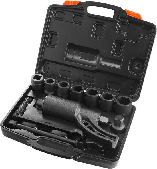 VEVOR Koppelvermenigvuldiger 4800 Nm, 1:58, 25,4 mm, met 8 doppen