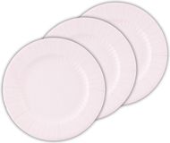 Givi Italia Feestbordjes/bbq bordjes - 40x - lavendel paars - rond - papier/karton - 27cm - biologisch afbreekbaar - groot