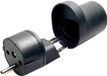 Martin Kaiser 181/sw/1 Adaptateur de voyage CH Type 12/Schuko prise décentralisée, IP 20, noir