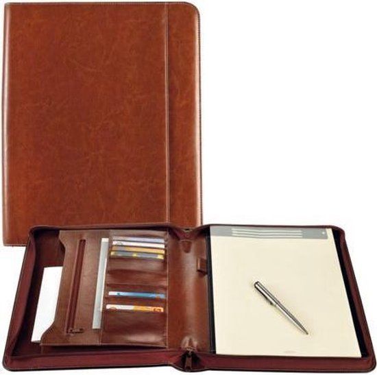 Brepols Palermo Schrijfmap - Bruin - A4