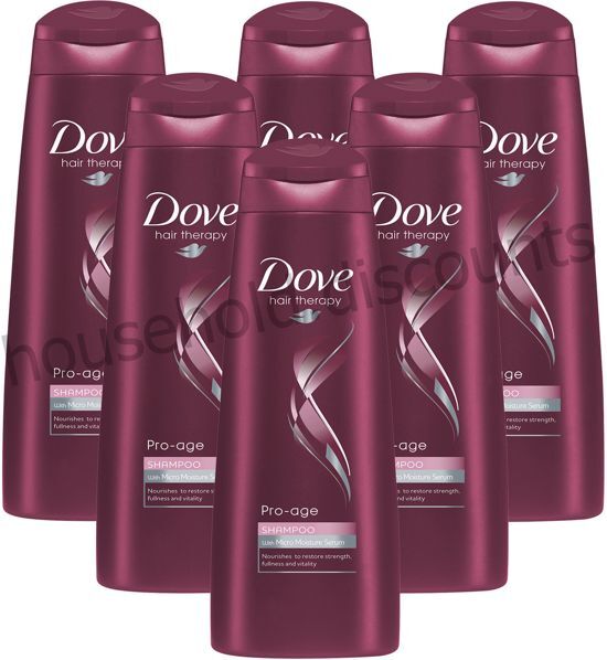 Dove 6x Pro-Age Shampoo 6 x 250 ml - Voordeelverpakking