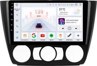 Happiq Autoradio avec Bluetooth et CarPlay pour BMW Série 1 (E87, E81, E82, E88) (2004-2011)