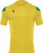 Macron Polis Chemise Manches Courtes Homme - Jaune / Vert | Taille : M