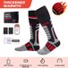 Chaussette chauffante rouge chaud