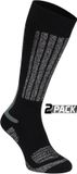 Starling Skikousen - 2-Pack - Whistler - Zwart/Grijs - 43/46