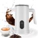 Memory Online Limited B.V. Mousseur à lait, mousseur à lait électrique 4 en 1, mousseur et chauffe-lait automatique de 350 ml pour lait chaud et froid, idéal pour lattes, cappuccinos, macchiatos, chocolat chaud, blanc.