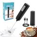 Elektrische melkopschuimer, handheld melkopschuimer staaf, USB-C oplaadbaar snelschuim, kleine mixer voor cappuccino, matcha latte, eiwitten, warme chocolade, melkkoffie, gemengde drank