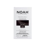 Noah Teinture capillaire naturelle sans ammoniaque, brun satiné, 4.06, 140 ml