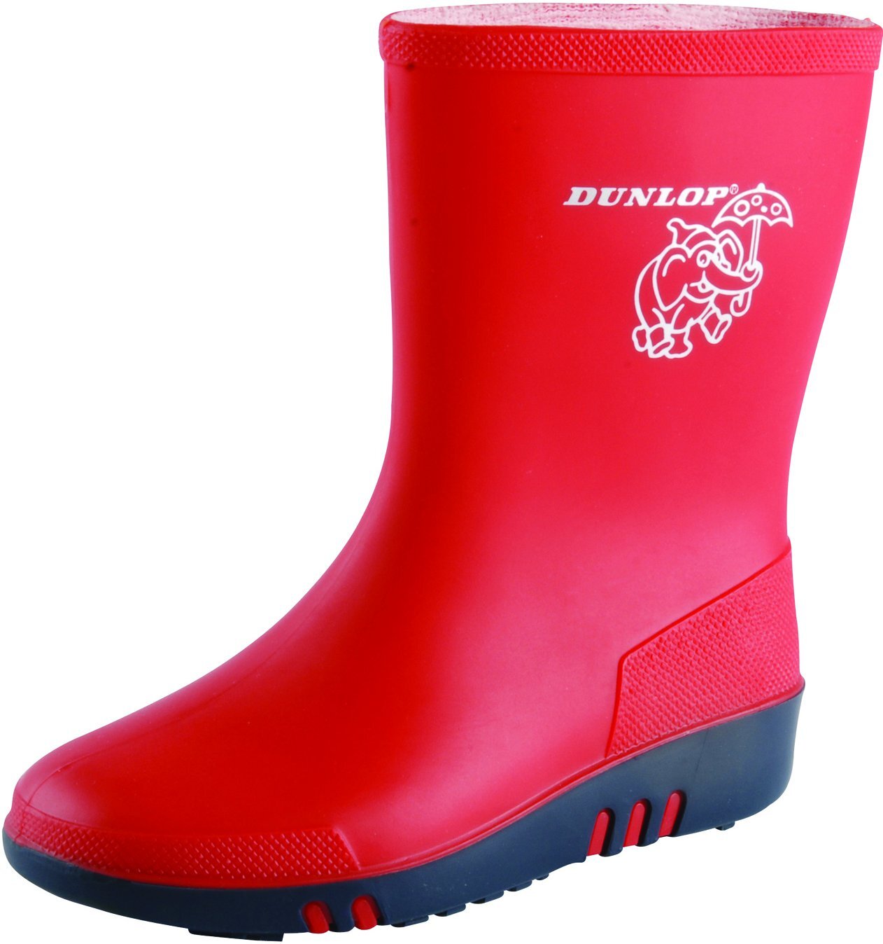 Dunlop Regenlaars Mini Rood Schoenmaat 22