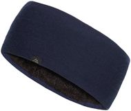 DANISH ENDURANCE Merino wol Hoofdband - met Thermische Fleece Voering - Warme Functionele Bandana Unisex - Donker Marineblauw - Maat L/XL
