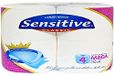 Sensitive toiletpapier, wit, geen