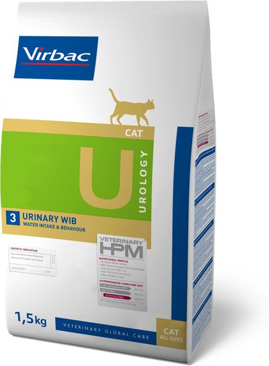 VIRBAC HPM feline urology urinary WIB U3 1.5KG