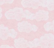 A.S. Création Kinderkamerbehang Lilly & Luis: zwaar vliesbehang met wolkeffect, 10,05 m x 0,53 m, roze en wit, made in Germany, 771432.