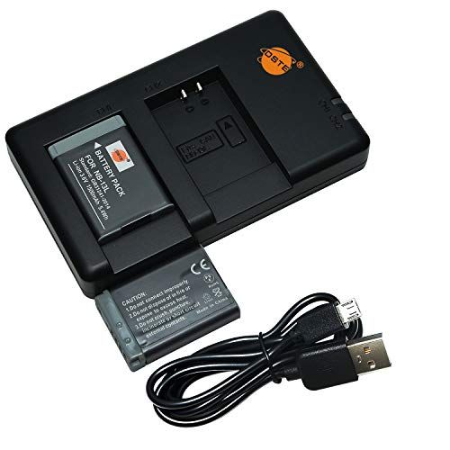 DSTE 2 STKS NB-13L (1500mAh/3.6V) batterijlader compatibel voor Canon PowerShot SX740 HS, PowerShot G5X, G7X, G9X, G5 X Mark II, G7X Mark II, G9X Mark II, SX720 HS, SX620 HS digitale camera