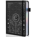TIEFOSSI Bullet Dotted Notitieboekje, 160 g/m² Genummerd dik papier, A5 Hardcover Notitieboekje met Stippenraster voor Vrouwen Mannen Werk Schrijven, Tekenen