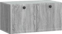 vidaXL Wandmontage TV-kast Grijs sonoma 59,5 x 31 x 30 cm Bewerkt hout