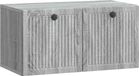 vidaXL Wandmontage TV-kast Grijs sonoma 59,5 x 31 x 30 cm Bewerkt hout