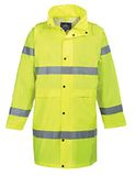 Portwest H442 Hi-Vis Regenjas Geel Maat S
