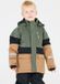 ZIGZAG Skijacke Taylora Olijf-lichtblauw Unisex Polyester