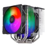 SilverStone Technology Hydrogon D140 ARGB High-performance Dual Tower CPU-koeler met zes koperen warmtebuizen en dubbele ARGB-ventilatoren SST-HYD140-ARGB