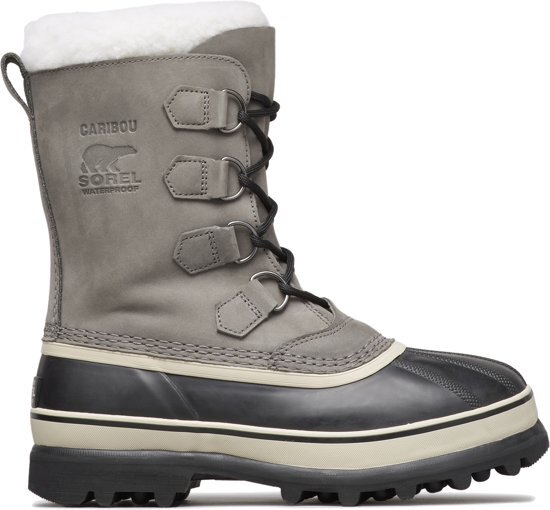 Sorel CARIBOUâ„¢ - Snowboots - Dames- Maat 38 - Grijs/Zwart/Wit