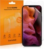 kwmobile 3x screenprotectors geschikt voor Apple iPhone 17e / iPhone 16e / iPhone 14 / iPhone 13 - beschermende folie voor smartphone