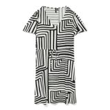 VERO MODA - VMEASY JOY SS SHORT DRESS WVN GA - Dames - Mini jurk - XS - Zwart - Viscose