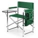 Picnic Time Draagbare Vouwende Sportstoel, Polyester en metaal, Groen, One Size