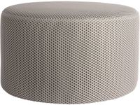 Leitmotiv Poef Retro Mesh - Muisgrijs - Ø50cm