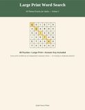Large Print Word Search: 49 Themed Puzzles for Adults, Volume 1