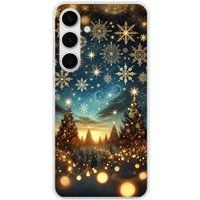 Samsung Galaxy S24 FE magie de noel bedrukt siliconen hoesje