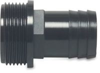 Deltafix slangtule buitendraad pp zwart 1 1/4 inch naar 32 mm