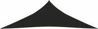 vidaXL Zonnezeil 160 g/m² 2,5x2,5x3,5 m HDPE Zwart