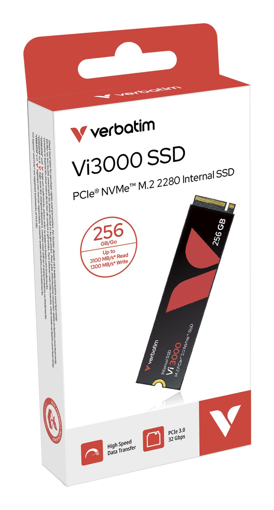 Verbatim Vi3000 256GB M.2 NVMe PCIe SSD