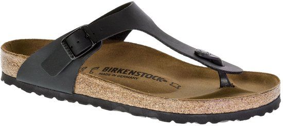 Birkenstock Gizeh - Slippers - Black - Maat 38