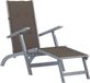 vidaXL Fauteuil de jardin avec repose-pieds et coussin bois d'acacia massif