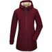 G.I.G.A. DX 43546-000 GW 37 WMN KNTFLC PRK Parka polaire à capuche pour femme Rouge foncé 40
