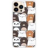 Apple Bedrukt siliconen hoesje compatibel met iPhone 13 Pro Max Réunion de Nounours