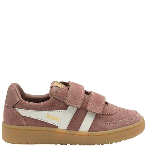 Gola Hawk Strap leren sneakers - oudroze