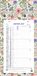 Exacompta 33118E Mini Labo maandkalender met afneembare bladen 15,5 x 28,5 cm op standaard bedrukte plaat 19 x 41 cm 2026 - willekeurige kleur
